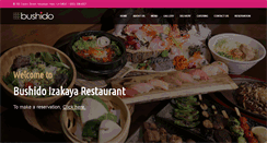 Desktop Screenshot of bushidoizakaya.com